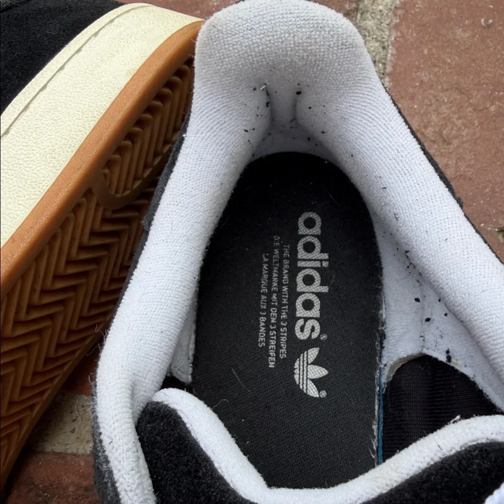 adidas Originals Campus sneakers in black and white. Men size 11 - Picture 13 of 15